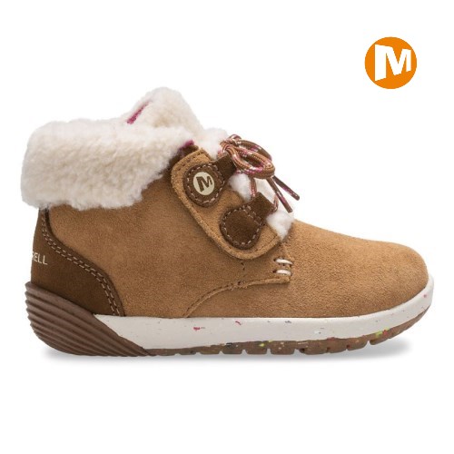 Botas Merrell Bare Steps Cocoa Jr. Niños MX.B.HIC